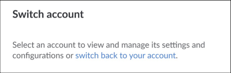 switch back option switch back option
